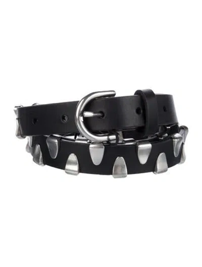 Pre-owned Rag & Bone Leather Belt In Black