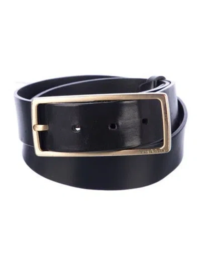 Pre-owned Rag & Bone Leather Belt In Black