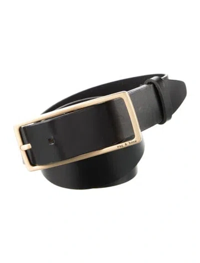 Pre-owned Rag & Bone Leather Belt In Black