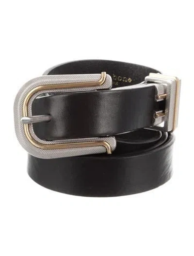 Pre-owned Rag & Bone Leather Belt In Black