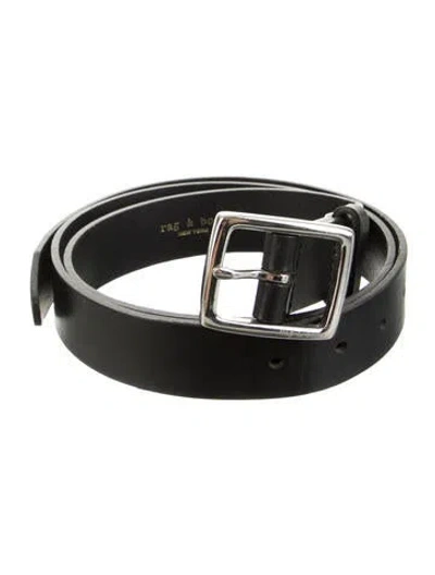 Pre-owned Rag & Bone Leather Belt In Black