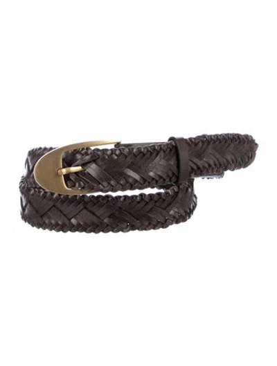 Pre-owned Rag & Bone Leather Belt In Brown