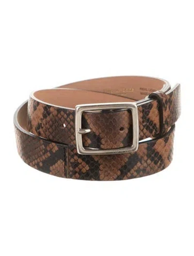 Pre-owned Rag & Bone Leather Belt In Brown