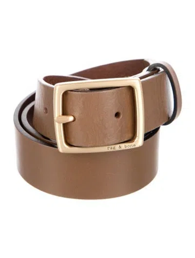 Pre-owned Rag & Bone Leather Belt In Brown