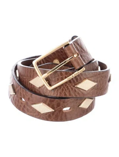 Pre-owned Rag & Bone Leather Belt In Brown