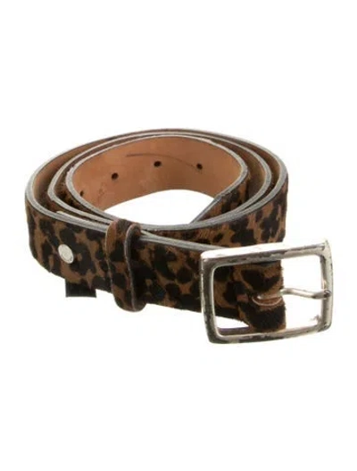 Pre-owned Rag & Bone Leather Belt In Brown