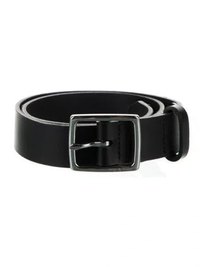 Pre-owned Rag & Bone Leather Belt Kit In Black