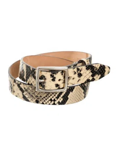 Pre-owned Rag & Bone Leather Belt In Neutral