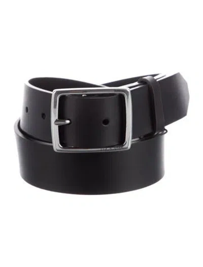 Pre-owned Rag & Bone Leather Belt W/ Tags In Black