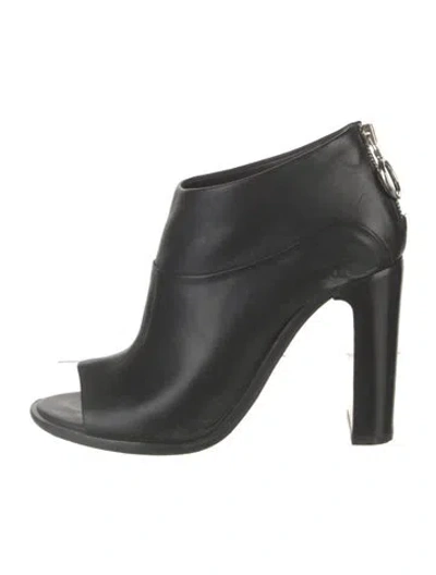 Pre-owned Rag & Bone Leather Boots In Black