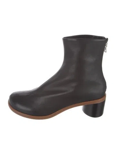 Pre-owned Rag & Bone Leather Boots In Black