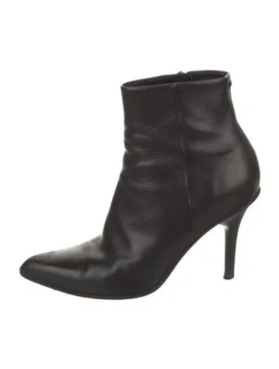 Pre-owned Rag & Bone Leather Boots In Black