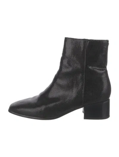 Pre-owned Rag & Bone Leather Boots In Black