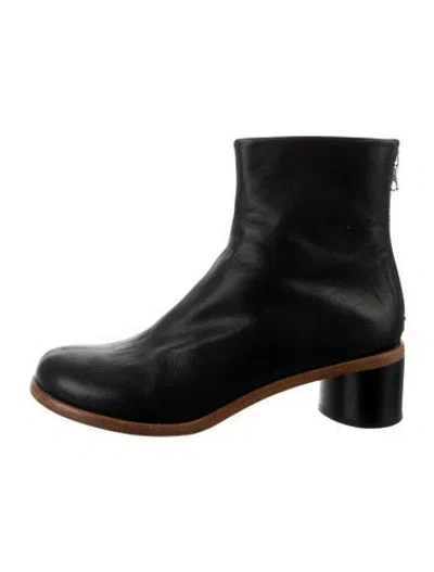 Pre-owned Rag & Bone Leather Boots In Black