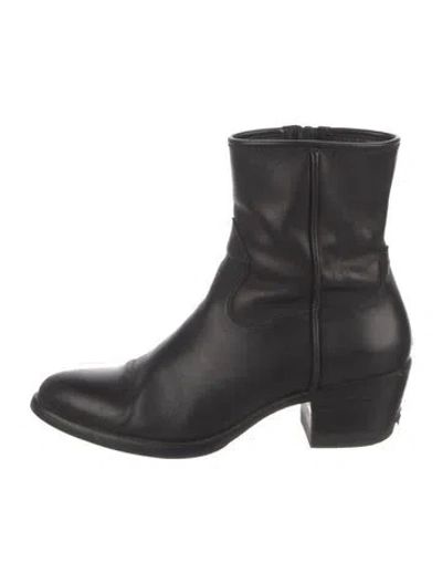 Pre-owned Rag & Bone Leather Boots In Black