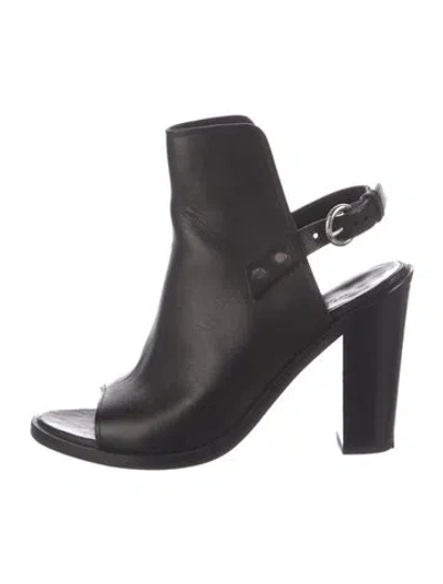 Pre-owned Rag & Bone Leather Boots In Black