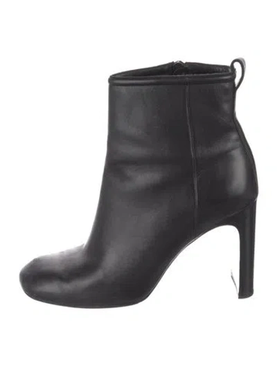 Pre-owned Rag & Bone Leather Boots In Black