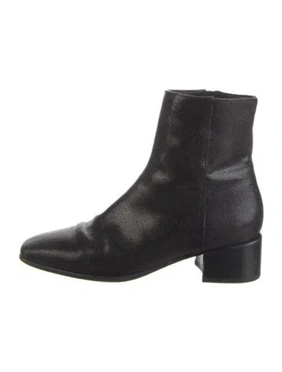 Pre-owned Rag & Bone Leather Boots In Black