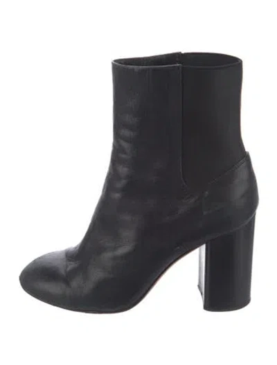 Pre-owned Rag & Bone Leather Boots In Black