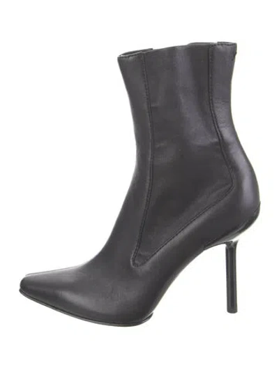Pre-owned Rag & Bone Leather Boots In Black