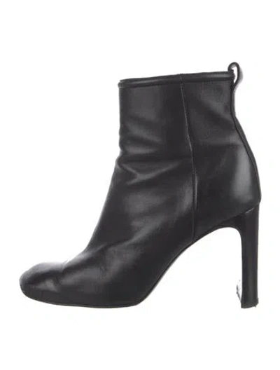 Pre-owned Rag & Bone Leather Boots In Black
