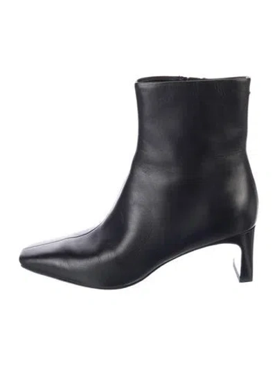 Pre-owned Rag & Bone Leather Boots In Black