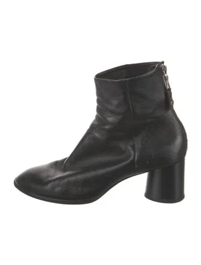 Pre-owned Rag & Bone Leather Boots In Black