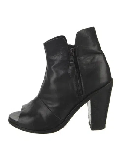 Pre-owned Rag & Bone Leather Boots In Black
