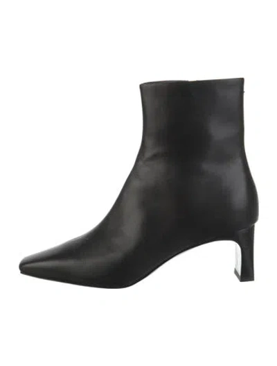 Pre-owned Rag & Bone Leather Boots In Black