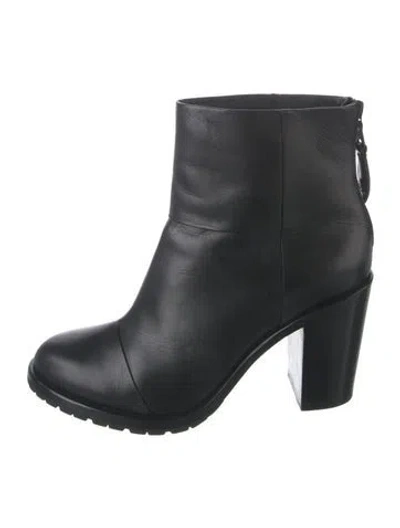 Pre-owned Rag & Bone Leather Boots In Black