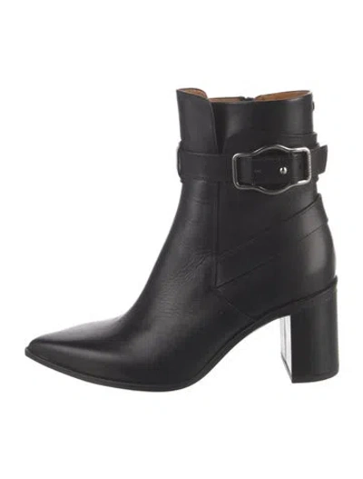 Pre-owned Rag & Bone Leather Boots In Black