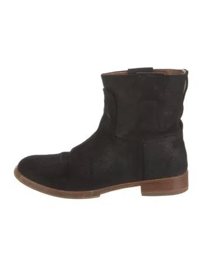 Pre-owned Rag & Bone Leather Boots In Black