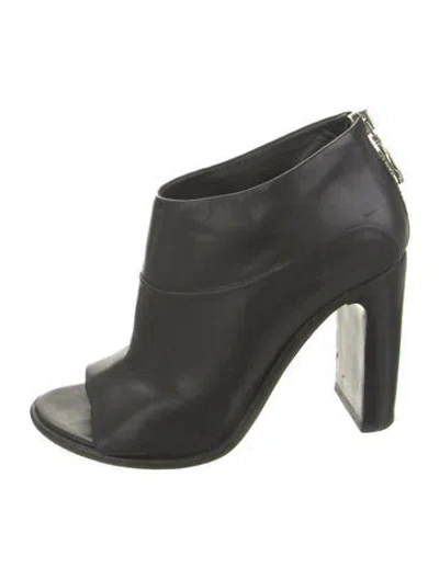 Pre-owned Rag & Bone Leather Boots In Black/green