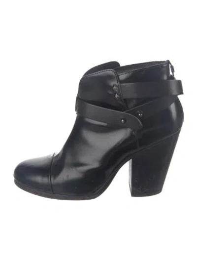 Pre-owned Rag & Bone Leather Boots In Blue