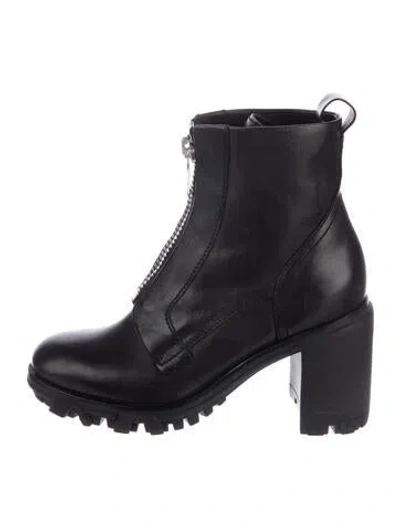 Pre-owned Rag & Bone Leather Boots In Blue