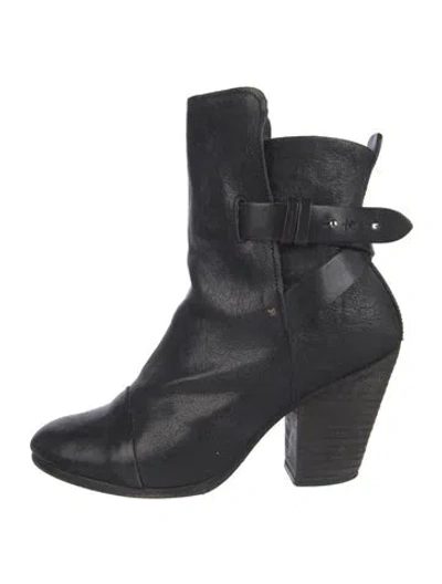Pre-owned Rag & Bone Leather Boots In Blue