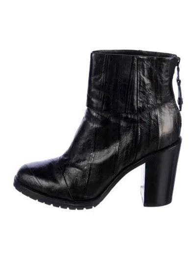 Pre-owned Rag & Bone Leather Boots In Blue