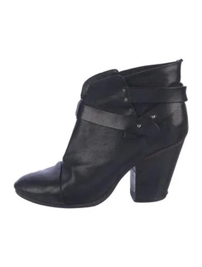 Pre-owned Rag & Bone Leather Boots In Blue