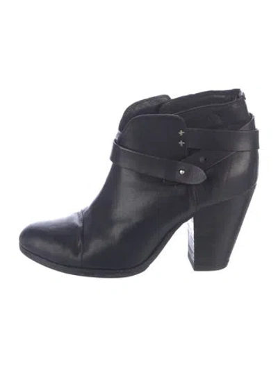 Pre-owned Rag & Bone Leather Boots In Blue