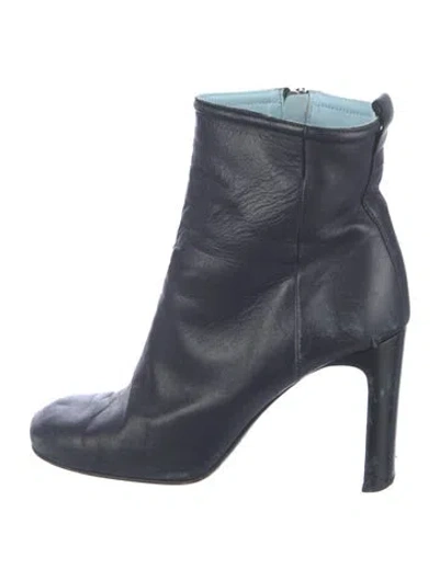 Pre-owned Rag & Bone Leather Boots In Blue
