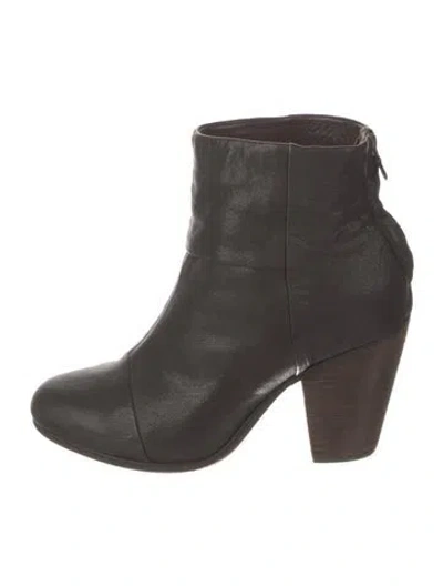 Pre-owned Rag & Bone Leather Boots In Brown