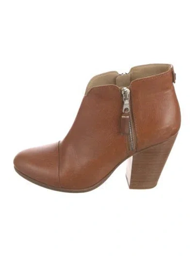 Pre-owned Rag & Bone Leather Boots In Brown