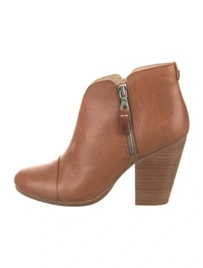 Pre-owned Rag & Bone Leather Boots In Brown