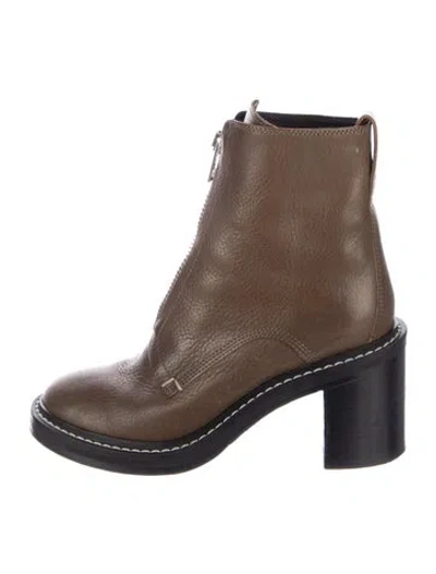 Pre-owned Rag & Bone Leather Boots In Brown