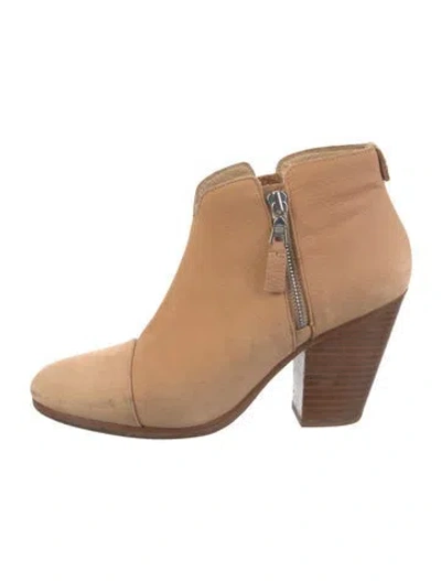 Pre-owned Rag & Bone Leather Boots In Brown