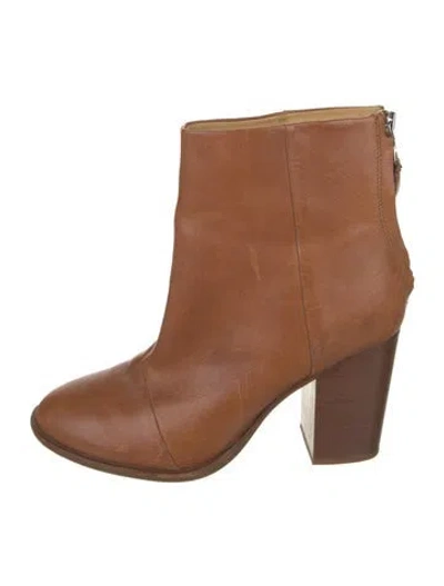 Pre-owned Rag & Bone Leather Boots In Brown