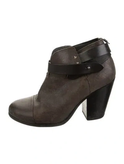 Pre-owned Rag & Bone Leather Boots In Brown