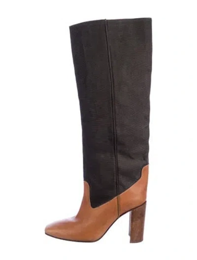 Pre-owned Rag & Bone Leather Boots In Grey