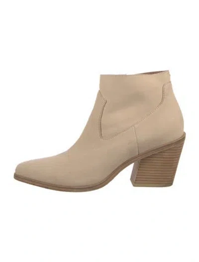 Pre-owned Rag & Bone Leather Boots In Neutral