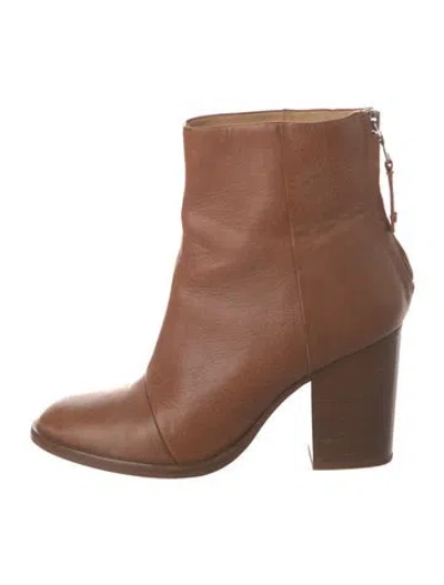 Pre-owned Rag & Bone Leather Boots In Neutral